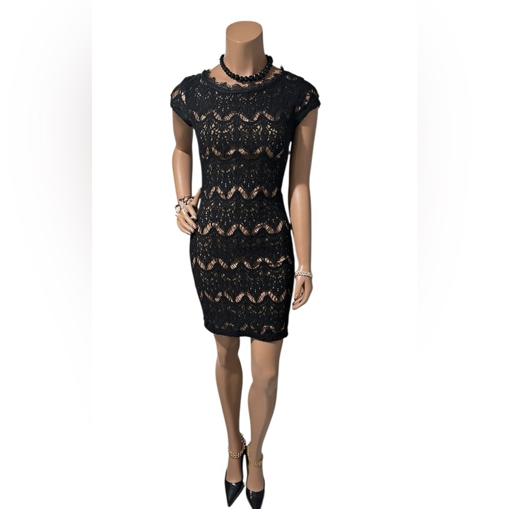 B Darlin Black Lace Mini Dress☑️ - Picture 10 of 10